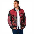 Personalised Essendon Bombers ANZAC Padded Jacket Military Remembrance Australian Football Mascot Camouflage