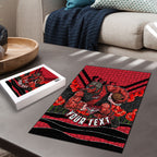 Personalised Essendon Bombers ANZAC Puzzle Military Remembrance Australian Football Mascot Camouflage
