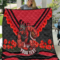 Personalised Essendon Bombers ANZAC Quilt Military Remembrance Australian Football Mascot Camouflage