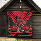 Personalised Essendon Bombers ANZAC Quilt Military Remembrance Australian Football Mascot Camouflage