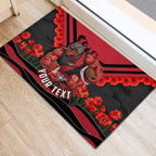 Personalised Essendon Bombers ANZAC Rubber Doormat Military Remembrance Australian Football Mascot Camouflage