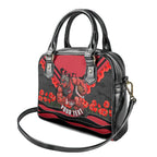Personalised Essendon Bombers ANZAC Shoulder Handbag Military Remembrance Australian Football Mascot Camouflage