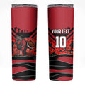 Personalised Essendon Bombers ANZAC Skinny Tumbler Military Remembrance Australian Football Mascot Camouflage