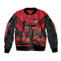 Personalised Essendon Bombers ANZAC Sleeve Zip Bomber Jacket Military Remembrance Australian Football Mascot Camouflage