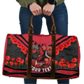 Personalised Essendon Bombers ANZAC Travel Bag Military Remembrance Australian Football Mascot Camouflage