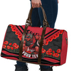 Personalised Essendon Bombers ANZAC Travel Bag Military Remembrance Australian Football Mascot Camouflage