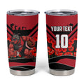 Personalised Essendon Bombers ANZAC Tumbler Cup Military Remembrance Australian Football Mascot Camouflage
