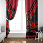 Personalised Essendon Bombers ANZAC Window Curtain Military Remembrance Australian Football Mascot Camouflage