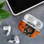 Personalized Wests Tigers ANZAC Tribute AirPods Case Poppy Field Soldier Silhouette Aboriginal Rugby Mascot