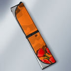 Personalized Wests Tigers ANZAC Tribute Auto Sun Shade Poppy Field Soldier Silhouette Aboriginal Rugby Mascot
