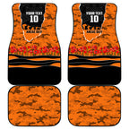 Personalized Wests Tigers ANZAC Tribute Car Mats Poppy Field Soldier Silhouette Aboriginal Rugby Mascot