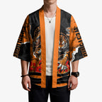 Personalized Wests Tigers ANZAC Tribute Kimono Poppy Field Soldier Silhouette Aboriginal Rugby Mascot