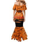 Personalized Wests Tigers ANZAC Tribute Mermaid Dress Poppy Field Soldier Silhouette Aboriginal Rugby Mascot