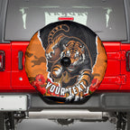 Personalized Wests Tigers ANZAC Tribute Spare Tire Cover Poppy Field Soldier Silhouette Aboriginal Rugby Mascot
