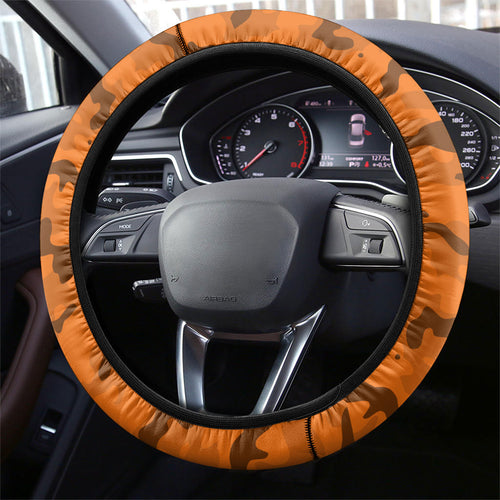 Wests Tigers ANZAC Tribute Steering Wheel Cover Poppy Field Soldier Silhouette Aboriginal Rugby Mascot