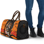 Personalized Wests Tigers ANZAC Tribute Travel Bag Poppy Field Soldier Silhouette Aboriginal Rugby Mascot
