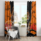Personalized Wests Tigers ANZAC Tribute Window Curtain Poppy Field Soldier Silhouette Aboriginal Rugby Mascot
