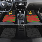 Personalized Penrith Panthers ANZAC Tribute Car Mats Poppy Field Soldier Silhouette Aboriginal Rugby Mascot