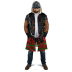 Personalized Penrith Panthers ANZAC Tribute Cloak Poppy Field Soldier Silhouette Aboriginal Rugby Mascot