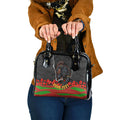Personalized Penrith Panthers ANZAC Tribute Shoulder Handbag Poppy Field Soldier Silhouette Aboriginal Rugby Mascot