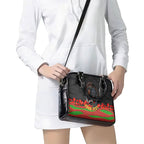 Personalized Penrith Panthers ANZAC Tribute Shoulder Handbag Poppy Field Soldier Silhouette Aboriginal Rugby Mascot