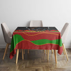Personalized Penrith Panthers ANZAC Tribute Tablecloth Poppy Field Soldier Silhouette Aboriginal Rugby Mascot