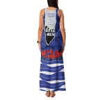 Personalized Bulldogs ANZAC Tribute Family Matching Tank Maxi Dress and Hawaiian Shirt Poppy Field Soldier Silhouette Aboriginal Rugby Mascot