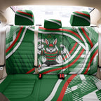 Rabbitohs Rugby Mascot Back Car Seat Cover Fierce Athlete Graphic in Sports Style