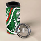 Rabbitohs Rugby Mascot 4 in 1 Can Cooler Tumbler Fierce Athlete Graphic in Sports Style