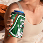 Rabbitohs Rugby Mascot 4 in 1 Can Cooler Tumbler Fierce Athlete Graphic in Sports Style