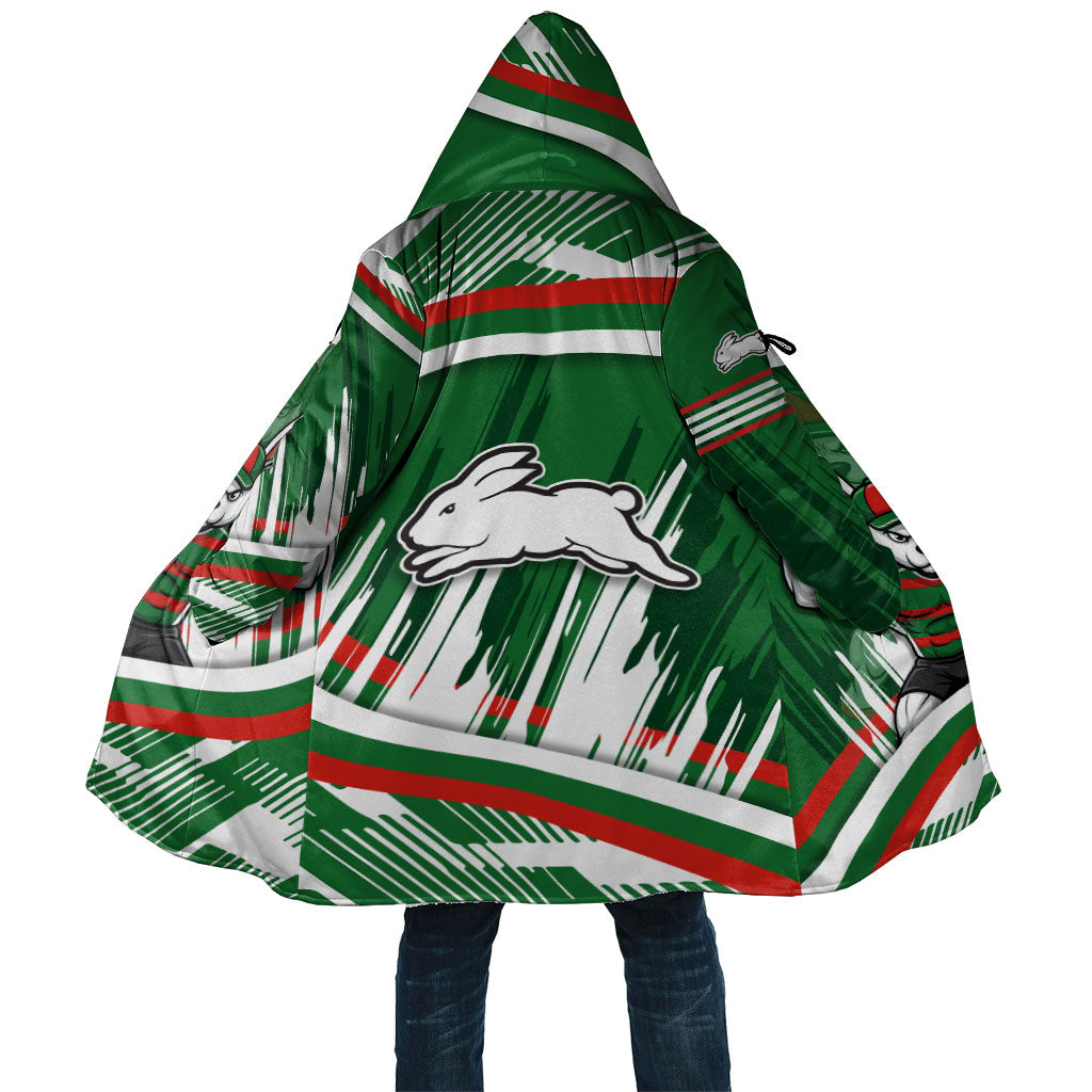 Rabbitohs Rugby Mascot Cloak Fierce Athlete Graphic in Sports Style