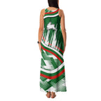 Rabbitohs Rugby Mascot Family Matching Tank Maxi Dress and Hawaiian Shirt Fierce Athlete Graphic in Sports Style