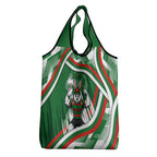 Rabbitohs Rugby Mascot Grocery Bag Fierce Athlete Graphic in Sports Style