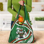 Rabbitohs Rugby Mascot Grocery Bag Fierce Athlete Graphic in Sports Style