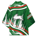 Rabbitohs Rugby Mascot Kimono Fierce Athlete Graphic in Sports Style