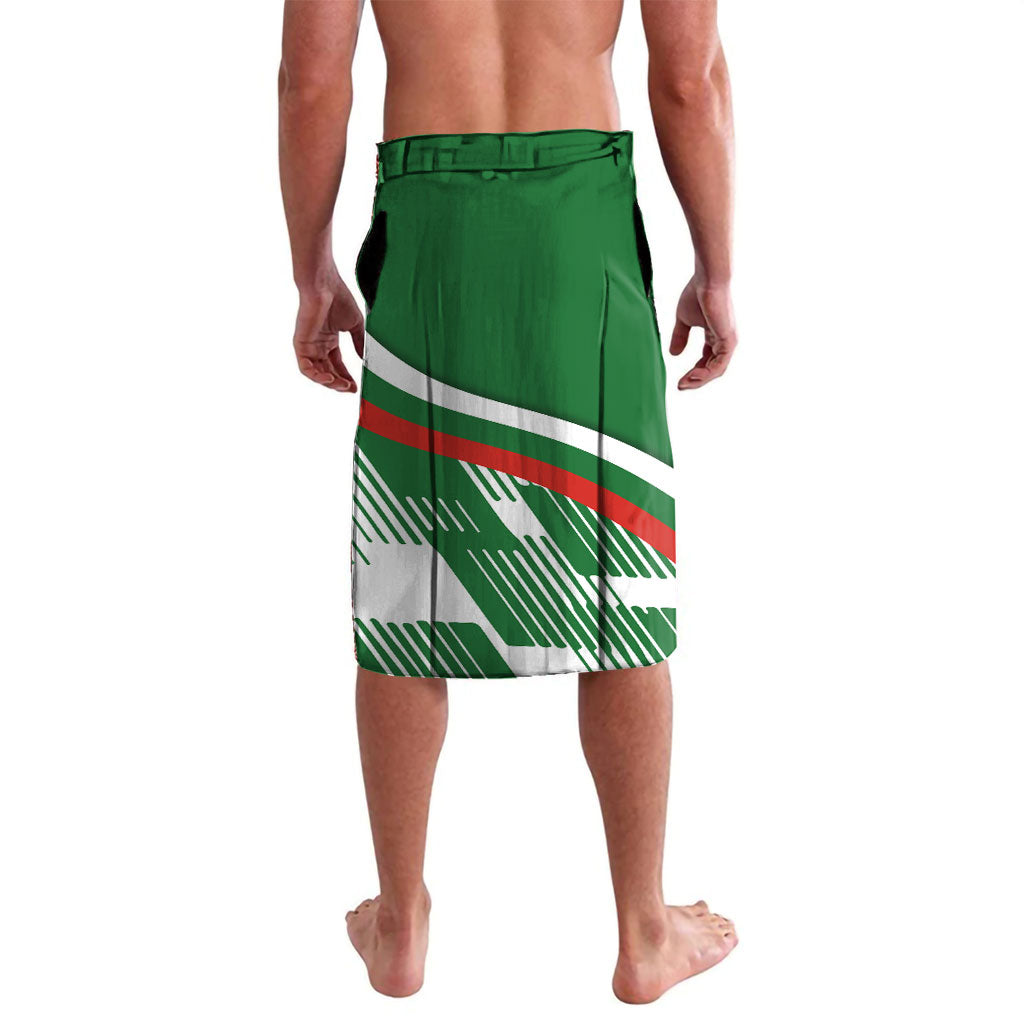 Rabbitohs Rugby Mascot Lavalava Fierce Athlete Graphic in Sports Style