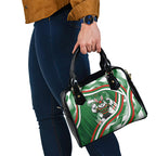 Rabbitohs Rugby Mascot Shoulder Handbag Fierce Athlete Graphic in Sports Style