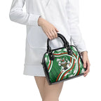 Rabbitohs Rugby Mascot Shoulder Handbag Fierce Athlete Graphic in Sports Style