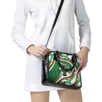 Rabbitohs Rugby Mascot Shoulder Handbag Fierce Athlete Graphic in Sports Style