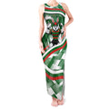 Rabbitohs Rugby Mascot Tank Maxi Dress Fierce Athlete Graphic in Sports Style