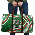 Rabbitohs Rugby Mascot Travel Bag Fierce Athlete Graphic in Sports Style