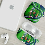 Canberra Raiders Rugby Mascot AirPods Case Fierce Athlete Graphic in Sports Style