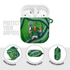 Canberra Raiders Rugby Mascot AirPods Case Fierce Athlete Graphic in Sports Style