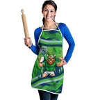 Canberra Raiders Rugby Mascot Apron Fierce Athlete Graphic in Sports Style
