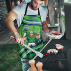 Canberra Raiders Rugby Mascot Apron Fierce Athlete Graphic in Sports Style