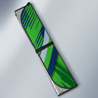 Canberra Raiders Rugby Mascot Auto Sun Shade Fierce Athlete Graphic in Sports Style