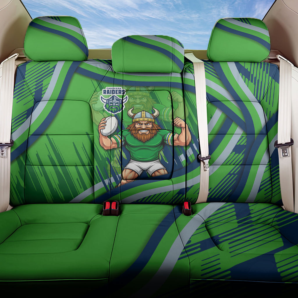 Canberra Raiders Rugby Mascot Back Car Seat Cover Fierce Athlete Graphic in Sports Style