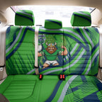 Canberra Raiders Rugby Mascot Back Car Seat Cover Fierce Athlete Graphic in Sports Style