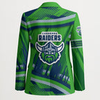 Canberra Raiders Rugby Mascot Blazer Fierce Athlete Graphic in Sports Style