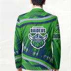 Canberra Raiders Rugby Mascot Blazer Fierce Athlete Graphic in Sports Style